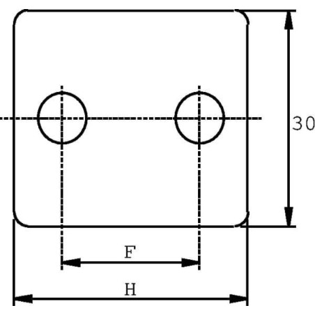 Plaque STAUFF RS9213RVS