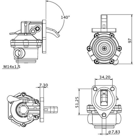 Pompe UNIVERSEL VD04231021KR