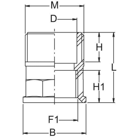 Raccord de réduction GEOLINE 8059304