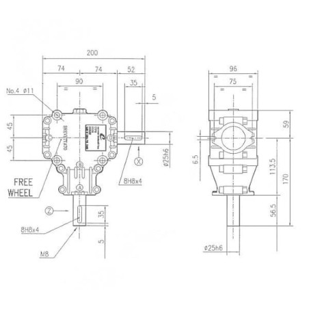 Transmission COMER 124686