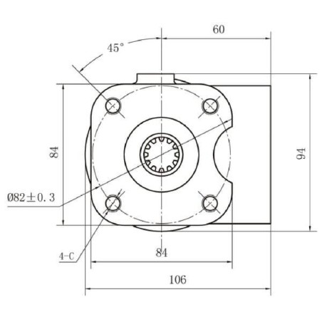 Unité de direction orbitale 125 cm3 GOPART SOSPB125NONGP