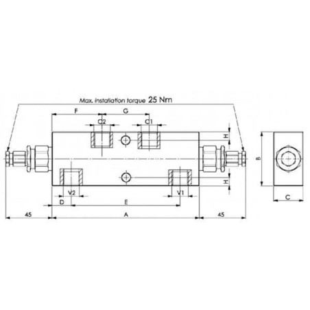 Valve FLUIDPRESS FPO50D38L35