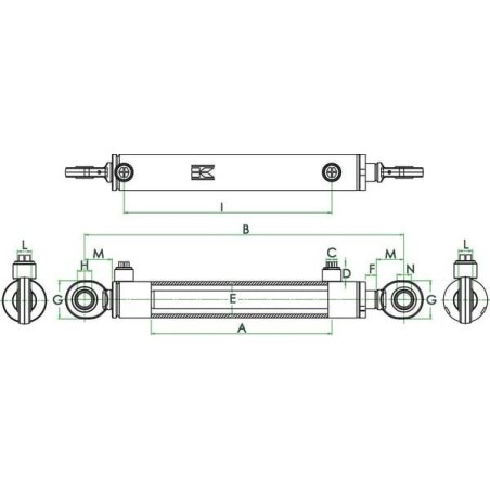 Vérin D20-32-200 GK UNIVERSEL D2032200GK