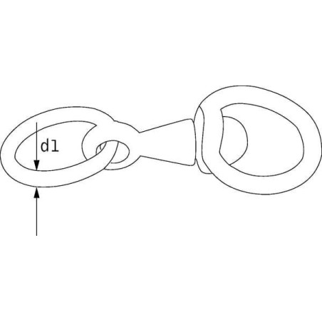 Emerillon zingué KERBL WE40V