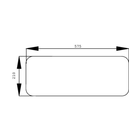 Lunette arrière UNIVERSEL D6968