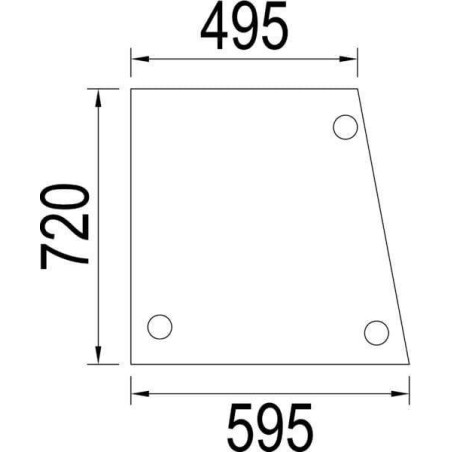 Vitre latérale UNIVERSEL 3226350R1N